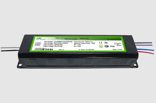 150W,249-528V入,0-10V調(diào)光, 經(jīng)濟型, LY150W480-RD